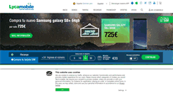 Desktop Screenshot of lycamobile.es