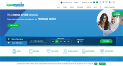 Desktop Screenshot of lycamobile.com.au