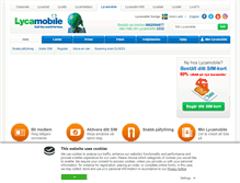 Tablet Screenshot of lycamobile.se